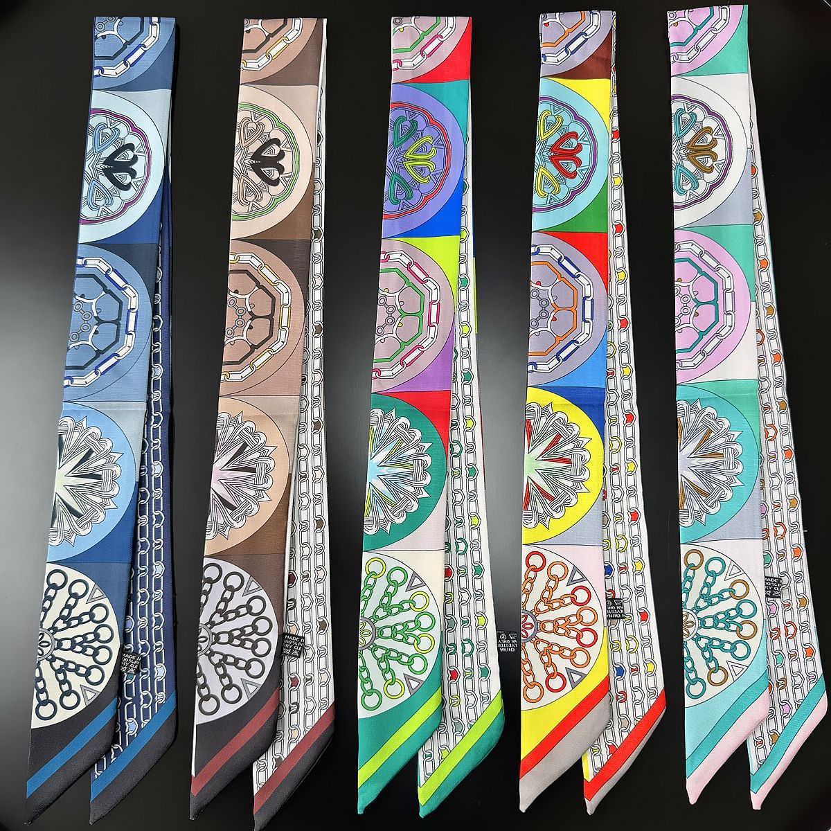 Luxury Skincare Headband - Brand Design Women Scarf Colorful Semicircle