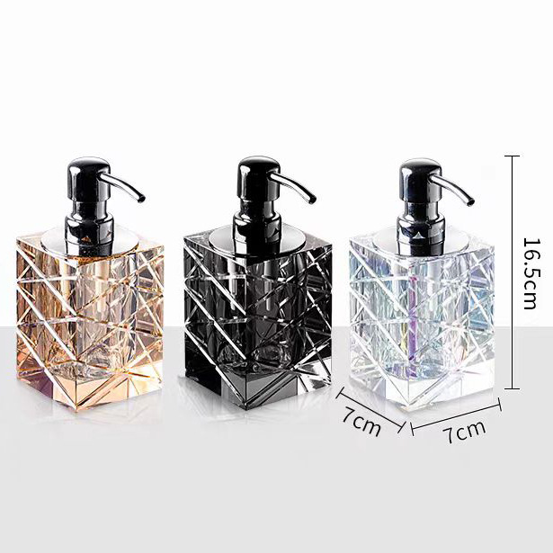 Luxury Skincare Containers - Modern Minimalist Crystal Glass Container Luxury