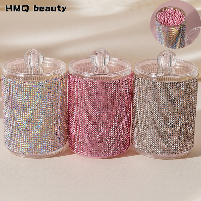 Luxury Diamond Cotton Swab Sto - огляд і ціна Luxury Skincare Containers